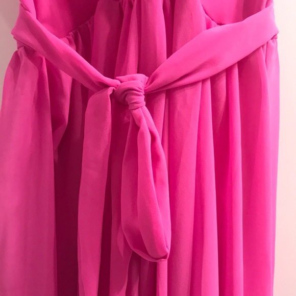 BARBIE PINK FLOWY MAXI DRESS - Picture 4 of 6